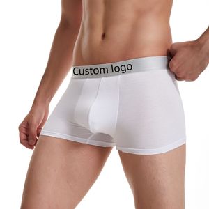 Özel Logo toptan fiyat orta katlı Polyester çok renkler erkek iç çamaşırı Boxer külot erkekler iç çamaşırı Boxer külot erkekler için - Product Image 1
