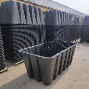 Fosse septique en plastique de grande capacité souterraine 1500 litres PE fosse septique anti-corrosion horizontale pour maisons rurales villages - Product Image 1