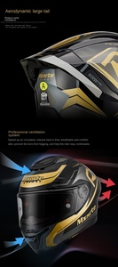 Mxnrte Maixingte Full-Face phong cách retro ABS Mũ bảo hiểm xe máy phổ kích thước cho nam giới phụ nữ trẻ em tất cả các mùa cưỡi Điều kiện Mới - Product Image 5