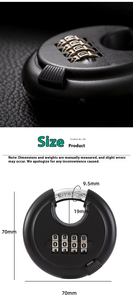 <span class=keywords><strong>Candado</strong></span> <span class=keywords><strong>de</strong></span> combinación redondo negro, <span class=keywords><strong>candado</strong></span> <span class=keywords><strong>de</strong></span> código <span class=keywords><strong>de</strong></span> lingote <span class=keywords><strong>de</strong></span> aleación <span class=keywords><strong>de</strong></span> Zinc antirrobo duradero para dormitorio <span class=keywords><strong>de</strong></span> cajón <span class=keywords><strong>de</strong></span> puerta <span class=keywords><strong>de</strong></span> patio <span class=keywords><strong>de</strong></span> almacén - Product Image 6