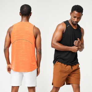 OEM Custom Sleeveless t Shirt Bodybuilding Fitness Sports Muscle Vest <b>Singlet</b> Stringer <b>Running</b> for Men - Product Image 2