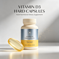 Capsules de cholecalciférol, vitamine D3, source naturelle pure, complément alimentaire nutritionnel, 5 g par pièce, améliore l'immunité