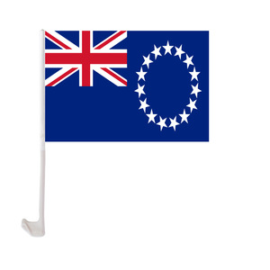 Cook Island 12 pouces x 18 pouces voiture fenêtre drapeau pays bannière nouveauté - Product Image 1