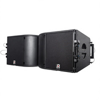 Speaker Line Array Dua Arah Aktif 12 Inch Sistem Suara Outdoor 8 Ohm