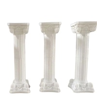Pilier romain de mariage en plastique Colonne grecque Statue Colonne de mariage Porte-pot de fleurs Étagère pour fête de mariage