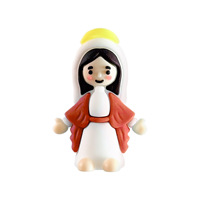 Mini figurines de la Vierge Marie, Pâques, Jésus t'aime, jouets religieux pour l'école, cadeaux de fête, décorations pour œufs de Pâques