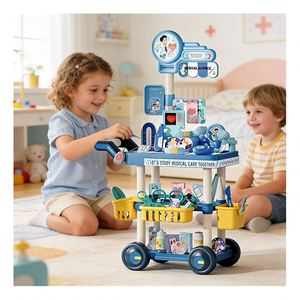 Kit de Doctor para Niños, Juego de Imitación de Herramientas Médicas de Plástico, Juego de Roles de Hospital, Juguetes Educativos de Aprendizaje, Juego de Regalo para la Imaginación de los Niños - Product Image 3