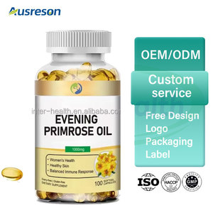 オースレソンOEMサプリメントハーブイブニングプリムローズオイルソフトカプセル1000mgオーガニックバルクハラールイブニングプリムローズオイルカプセルソフトジェル - Product Image 2