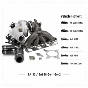 ลูกปืนแบบลอยตัวสำหรับเทอร์โบแบบ Transverse ตำแหน่งเดิม EA28R EA113 GEN 1 2 1.8T/2.0T 550HP แบบ Bolt-on รุ่น <span class=keywords><strong>K04</strong></span> 0064 - Product Image 2