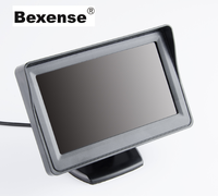 Bexense Monitor Dasbor TFT LCD HD 4.3 Inci