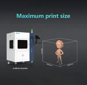 ACME 산업용 수지 UV 3D 프린터 입체학 가변 레이저 스팟 SLA 프린터 대형 부품 프린터