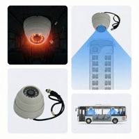 Caméra de bus scolaire thermique DVR vidéo Full HD 1080P WDR à montage mural avant pour usine
