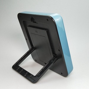 Custom Quartz Analog <strong>Clock</strong> <strong>Wall</strong> No Sound Function Retro <strong>Square</strong> Shape Date Day Calendar Living Room Resin Single Face Needle <strong>Wall</strong> - Product Image 2