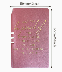 Diario del Ringraziamento in Inglese, Copertina in Carta A6, Quaderno Regalo con 100 Fogli, Agenda e Pianificatore, Registro della Felicità e Cura di Sé - Product Image 4