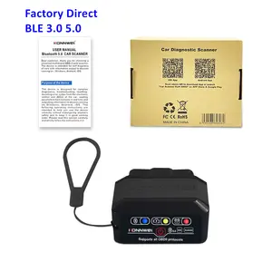 Fabbrica diretta Konnwei kw905 universale OBD2 scanner strumenti diagnostici Bluetooth OBD scanner ELM327 3.0 bluetooth 5.0 scanner per auto