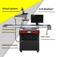 Machine de gravure laser UV à lumière froide de précision pour verre et plastique, machine de marquage de précision spéciale pour plastique