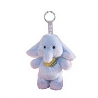 Porte-clés en peluche ours en peluche personnalisé en gros, super doux, moelleux, mignon, petite taille