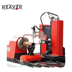 Automatic cnc pipe cutting machine for thin metal iron ss stainless steel round tube