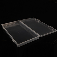Haute qualité Transparent recyclable PP boîte de rangement en plastique boîtes d'emballage pièces en plastique boîte de rangement