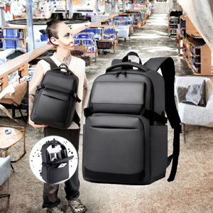 <span class=keywords><strong>Mochila</strong></span> para Portátil Resistente al Agua para Negocios - <span class=keywords><strong>Mochila</strong></span> <span class=keywords><strong>de</strong></span> Gran Capacidad con Puerto USB y Correa para <span class=keywords><strong>Equipaje</strong></span> para Hombres, Trabajo y Viajes - Product Image 6