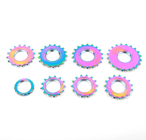 POLSO FC003 <span class=keywords><strong>vélo</strong></span> engrenage fixe 12T-20T anneau de verrouillage en acier inoxydable <span class=keywords><strong>roue</strong></span> <span class=keywords><strong>libre</strong></span> à vitesse unique pour <span class=keywords><strong>vélo</strong></span> Fixie - Product Image 5