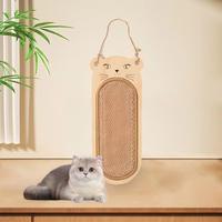 Griffoir pour chat, protection des meubles, planche en sisal naturel, sisal durable, montage mural, interactif, jouet pour chat d'intérieur, griffoir pour chat