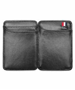 Portafoglio Magico da Uomo OEM Sottile con Tasca Frontale e Fascia Elastica, Design ad Arco - Product Image 4