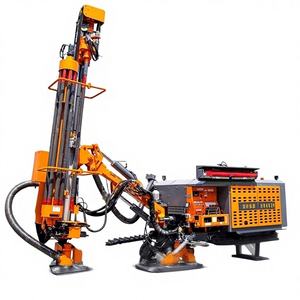 Perforadora de orugas pequeña con bomba de motor de alto momento de carga para perforación de pilotes fotovoltaicos y voladuras en montaña - Product Image 1
