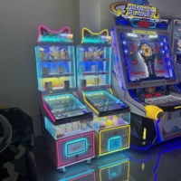 Machine d'arcade à monnayeur pour centre commercial, jeu de pousser les jetons pour le divertissement
