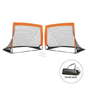 But de football portable pliable pour l'entraînement et les jeux en plein air dans la cour, but pour enfants et jeunes avec sac de transport - Product Image 1