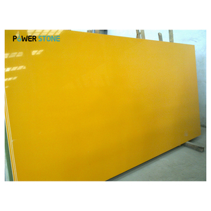 แผ่นหินควอตซ์สีส้มอ่อนสีเขียวแดงโรสเหลืองหินควอตซ์เคาน์เตอร์สำหรับปูพื้นผนัง PSQP009-2 - Product Image 3