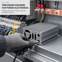 Boîtier électronique en aluminium anodisé sur mesure, extrudé, pour amplificateur de circuit imprimé, instrument, boîte de projet DIY, boîtier en aluminium