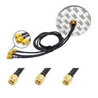 Antenne extérieure omnidirectionnelle étanche à montage sur vis 3-en-1 avec connecteur mâle pour GPS, Wi-Fi et 4G LTE