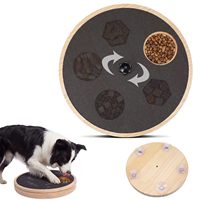 LHJY Tapis de grattage interactif pour chien, à angle réglable, en bois remplaçable, écologique, autoportant