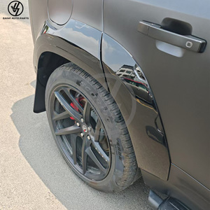 Nouveau kit carrosserie en fibre de carbone sèche noir brillant pour Defender 2020-2024 Série U, comprenant cache-roue, pare-chocs avant et lame aérodynamique - Product Image 4