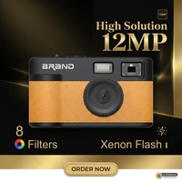 Appareil photo numérique rétro sans écran 2026, meilleur fournisseur, flash LED, instantané, sans écran, pour le camping, 12MP