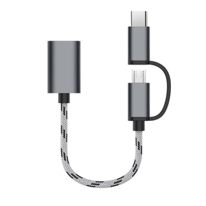 2022 nuovo arrivo adattatore portatile OTG tipo C adattatore Micro cavo USB <span class=keywords><strong>convertitore</strong></span> 2 in 1 USB3.0 per i telefoni cellulari - Product Image 5