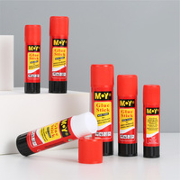 4 bâtonnets de colle 8g paquet de cartes blister adhésif non toxique blanc lavable PVA colle solide pour l'école, le bureau et la maison