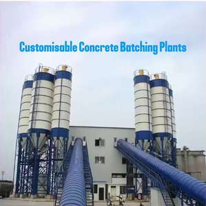 Planta Mezcladora de Cemento y Concreto Totalmente Automática de 60m/h, Planta Mezcladora Móvil y Fija con Motor, Caja de Cambios Inclinada - Product Image 6