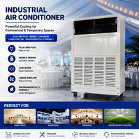 Climatiseur industriel portable 42 kW, 12 tonnes, 144 000 BTU, unité de refroidissement mobile pour tentes