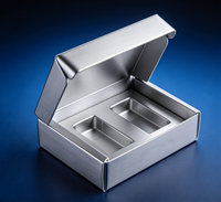 Boîtes d'emballage personnalisées pour 2 flacons de 3 ml et 10 ml avec insert, pour échantillons cosmétiques, soins de la peau, parfums, double flacon