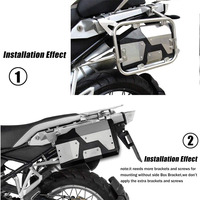 Boîte à outils décorative en aluminium pour BMW R1200GS F750GS R 1200 GS LC R1250GS 2004-2024, 4,2 litres, support latéral gauche