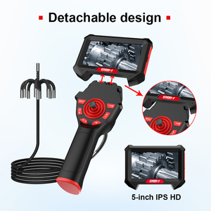 Fourway khớp nối borescope máy ảnh với ánh sáng nội soi kiểm tra rắn máy ảnh linh hoạt probe cho cơ khí ô tô động cơ - Product Image 2