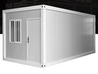 Maison conteneur préfabriquée à assemblage rapide pour bureau, appartement, abri d'équipement, atelier - Alimentée à l'énergie solaire