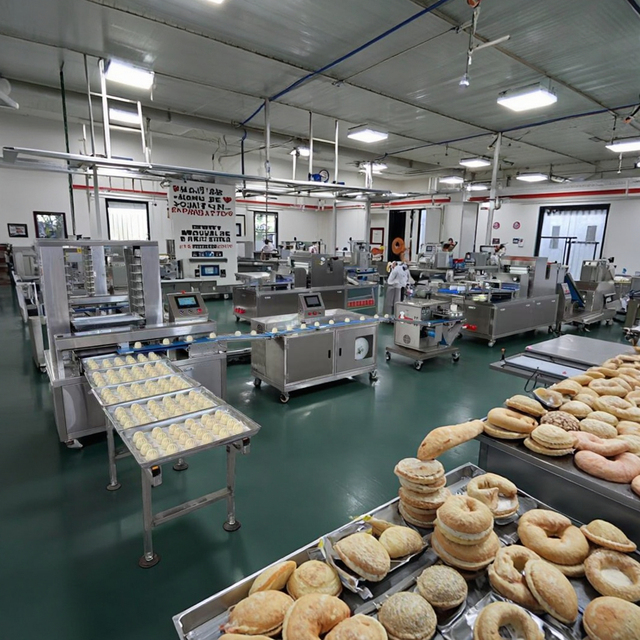 Electric Automatic Bakery Machine for Restaurant Use New 304 Stainless Steel Bread Maker with Egg and Wheat Flour