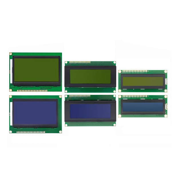 LCD1602 LCD 1602 2004 12864 Module Blue Green Screen 16x2 20X4 Character LCD Display Module HD44780 Controller Blue Black Light