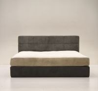VERNSSY Cadre de lit moderne sans structure, rembourré et modulaire en tissu, gain de place, emballage compressé sous vide, sans assemblage, garantie 5 ans
