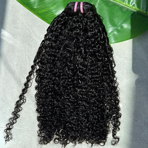 Vente chaude vendeurs de cheveux bouclés VPC Pixie 100% naturel non transformé rebondissant de haute qualité extension de cheveux humains vietnamiens - Product Image 1