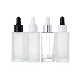 Botol Penetes Kaca, Kemasan Botol Tetes Kaca Minyak Esensial Beku 1Oz 2Oz 30Ml 60Ml dengan Tutup Penetes