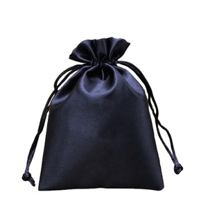 Prix d'usine promotionnel, sacs en satin personnalisés de petite taille avec cordon de serrage, pochette en soie pour cadeau - Product Image 3